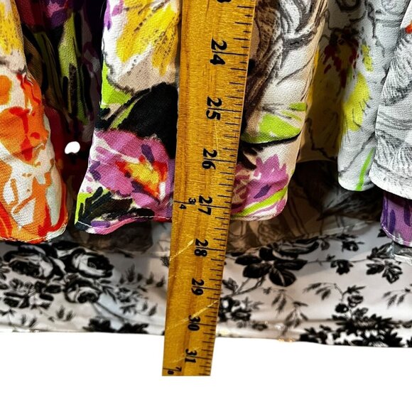 Lane Bryant Halter Neck Floral Print Ruffle Layered Top Womens Size 18/20 - Picture 7 of 13